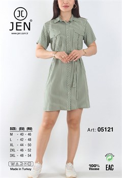 Платье-рубашка Jen05121 - фото 10979