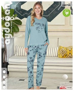 Домашний комплект с брюками AYD240709 - фото 11091