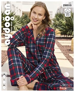 Пижама на пуговицах AYD250515 - фото 11101