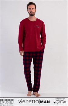 Костюм домашний мужской интерлок VM12334