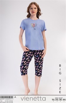 Комплект футболка капри VS20911