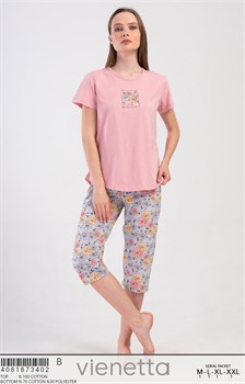 Комплект футболка капри VS73402