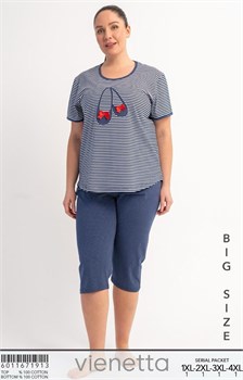 Комплект футболка капри VS71913