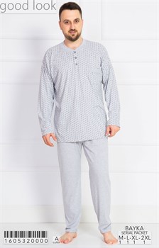 Пижама мужская байка - фото 6732