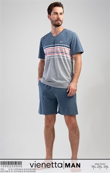 Комплект мужской футболка шорты - фото 9293
