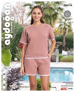 Комплект для отдыха футболка с шортами AYD260114