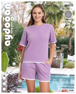 Комплект для отдыха футболка с шортами AYD260115