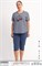 Комплект футболка капри VS71913